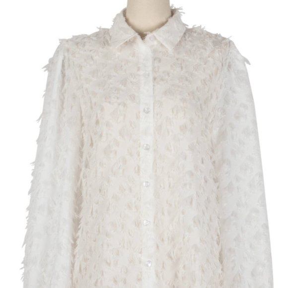 ⚡️Host Pick⚡️ Eyelash Blouse - Picture 7 of 7